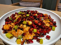 豉椒炒嫩滑鸡丁-小大董·烤鸭(凤凰汇店)