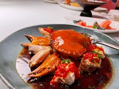 蒸青膏蟹配云南头菜肉饼-三号黄浦会Canton Table