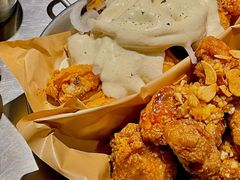 蒜香黄油半鸡-富乐满韩国正宗炸鸡韩国料理(虹泉路店)