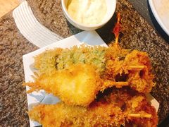 酥炸什锦串拼-森味薪火烧•烧鸟居酒屋•日本料理(望京店)