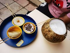 -椰爺爺·椰子冻砵仔糕