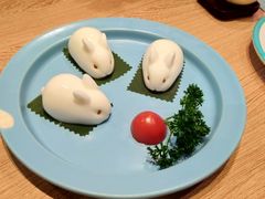 大白兔草莓椰汁糕-一笼小幸运