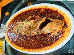 油泼辣子鱼-上王村王家三合院农家乐