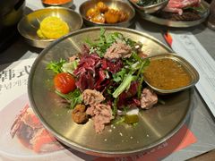 -草家酱蟹炭火烤肉店(珲春南路一店)