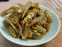 姜葱爆炒蛏子-阿杰臻选海鲜饭店(普陀山店)