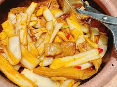 酸白菜炒烟熏肥肠-北京泰富酒店-柏景轩中餐厅