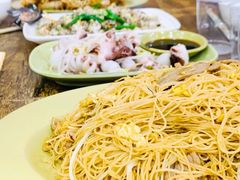 牛肉鸡蛋炒米线-贞姨美食·老字号海鲜大排档