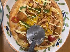 鸡米花番茄玉米披萨-萨莉亚意式餐厅(玉泉路物美店)