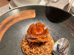 头鲍鱼汁松露酱鲍鱼饭-广州文华东方酒店·江-由辉师傅主理