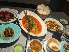 鱼辣子江团配老面开花大馒头-南堂馆·新川菜(春熙路店)