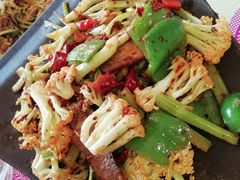 干锅花菜-粗粮人家·东北菜(洋桥店)