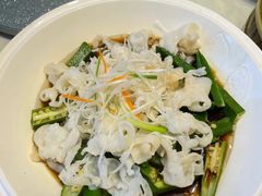 白玉蚌片捞秋葵-盛福楼·惠山宴(盛岸路店)