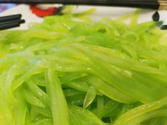 清炒莴笋丝-长城东北菜(新港西路店)
