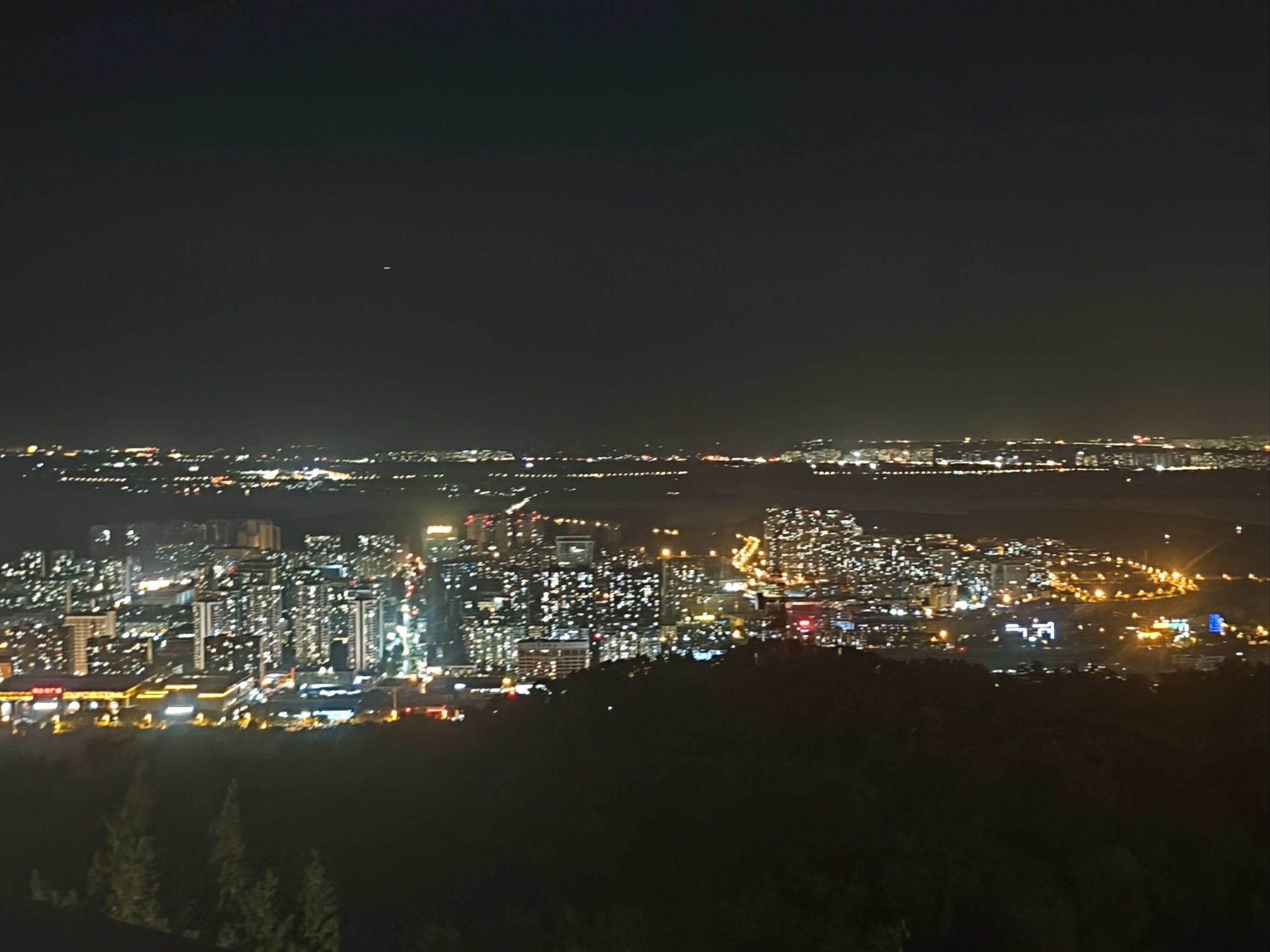 大蜀山夜景太迷人