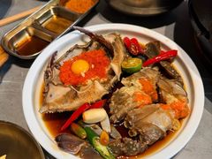 -草家酱蟹炭火烤肉店(珲春南路一店)