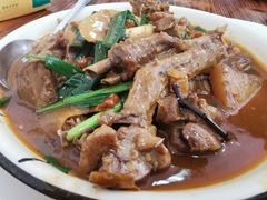 酸筍燜鴨-始兴县农家小院餐馆