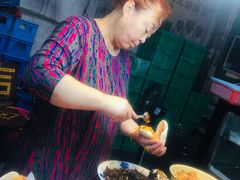-清真马乐贝腊牛肉蛋黄菜夹馍(马蓉洒金桥店)