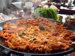铁板章鱼五花肉-春熙台韩国料理·章鱼肥牛(西丽店)