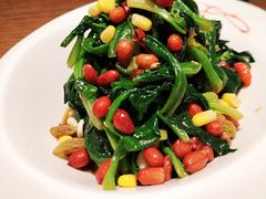 果仁菠菜-北李妈妈菜·虾爬子大锅贴(贵和店)