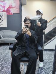 -藤野造型专业烫染接发