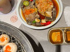 -草家酱蟹炭火烤肉店(珲春南路一店)