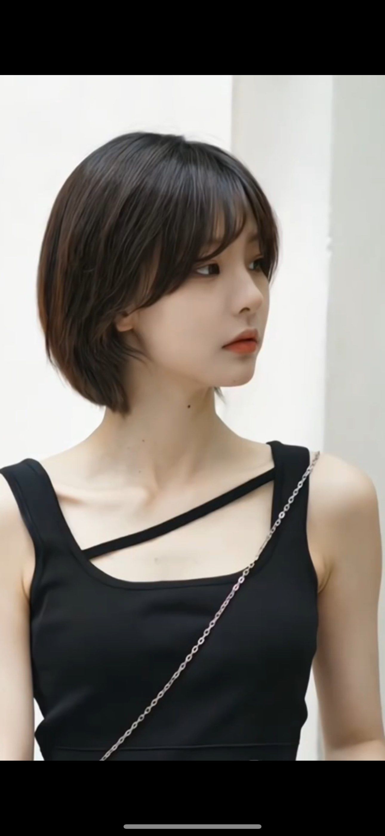 清爽挂耳短发来袭!💇