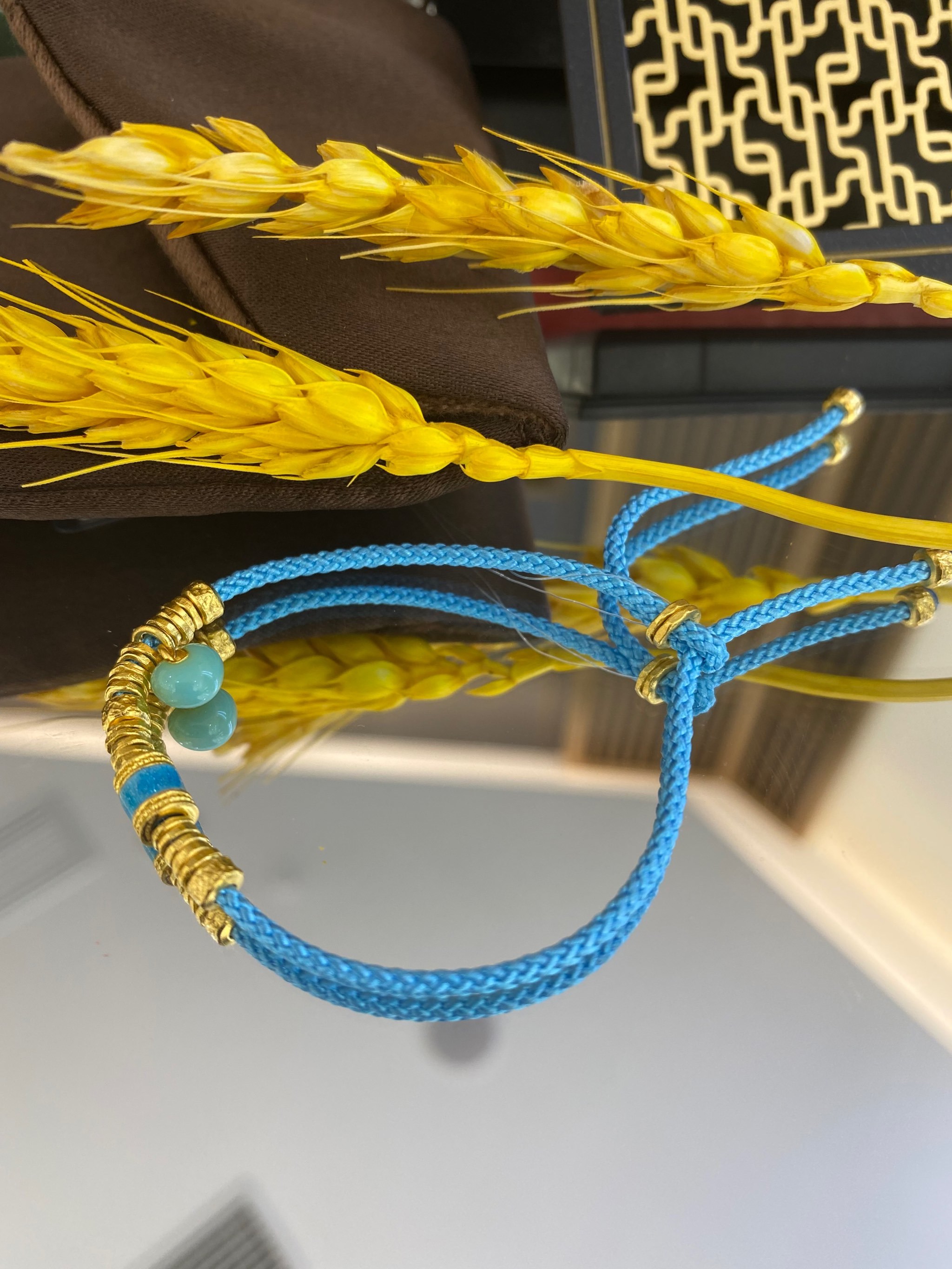 手工编织手链真心赞