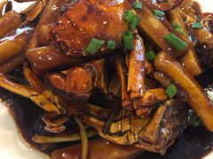 毛蟹炒年糕-牧羊餐厅
