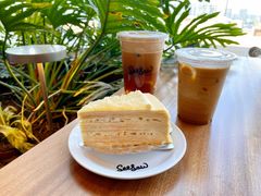 重瓣玫瑰千层蛋糕-Seesaw Coffee(朝阳大悦城店)