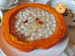 南瓜酒酿小圆子-玫瑰厅上海菜(兴国路店)