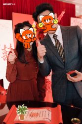 -桃子造型婚纱礼服(凤起广场店)