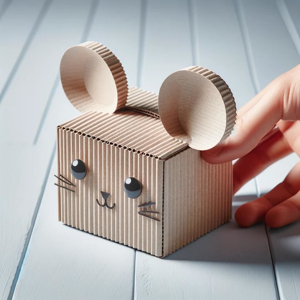 计划#动物创作小秘籍纸板萌宠,利用瓦楞纸这一环保材料,通过手工制作