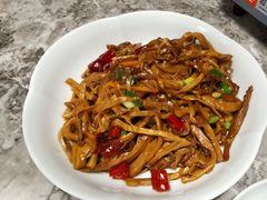 三层肉炒建瓯笋芽-四道菜·福建菜馆(新街口金鹰店)