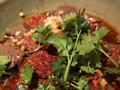 辣子蒜羊血-汉唐宴长安食府