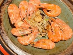 粉丝焗活虾-吕氏焗小鲜•花园餐厅(八大关店)