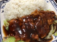 黑椒鸡排饭-華叔茶記