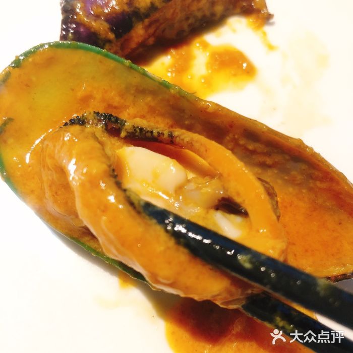 新加坡海鲜(国贸商城店)咖喱青口贝图片