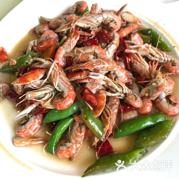 烟台人家&胶东特色小海鲜(胶东特色小海鲜)麻辣炒虾图片 - 第6张