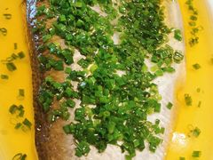 葱油蒸白水鱼-玫瑰厅上海菜(兴国路店)