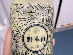 牛油果蓝莓卡士-野萃山·潮汕厚果汁(十亩地店)