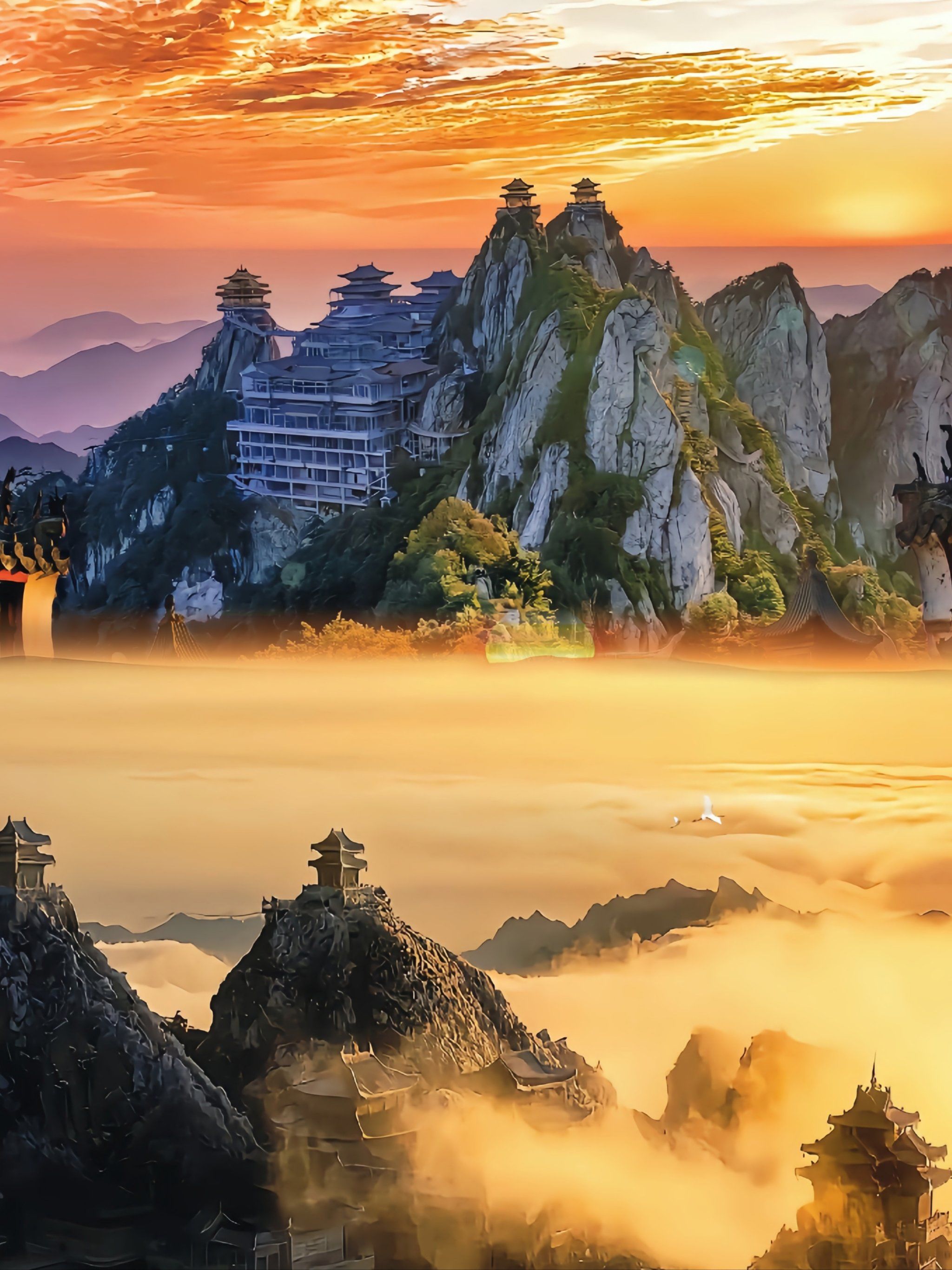 远赴人间惊鸿宴,30分钟登顶老君山的快乐