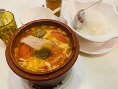 番茄肉片汤-香港新发烧腊茶餐厅(万象店)