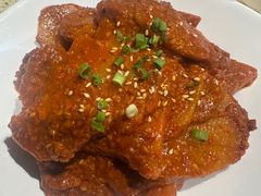 辣糊糊土豆豆皮双拼-红柳枝滩羊烧烤·非遗