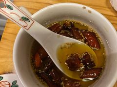 现炸辣椒油-老门框爆肚涮肉(望京店)