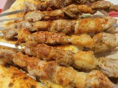 一把羊肉串配现烤馕-西贝(上海国际时尚中心店)