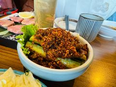 辣油黄瓜-炼火烤肉店