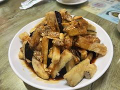 蛤蜊肉拌茄子-华春餐馆(鱼山路店)
