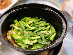 黄豆酱啫秋葵-石岐乳鸽村(南海第三分店)