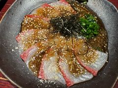 芝麻拌鰤鱼-九州酒场ひこぞう(1号店)