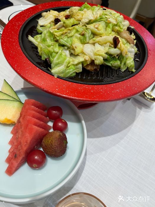 乡悦天下(王顶堤店)石锅手撕包菜图片